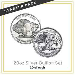 20 oz Silver Bullion - Starter Pack