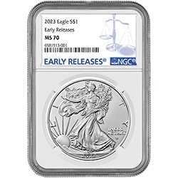 2023 NGC MS-70 Early Release 1 oz American Silver Eagle Coin