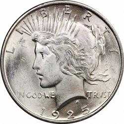 1922-1935 Peace Silver Dollar - BU