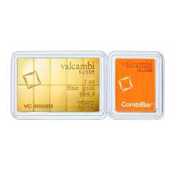 10 x 1/10 oz Valcambi Gold CombiBar - In Assay | Free Shipping