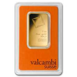 1 oz Valcambi Gold Bar - in Assay 1 oz Valcambi Gold Bar - in Assay