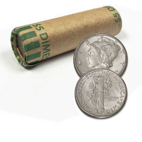 \u00245\u0020Face\u0020Value\u0020\u002D\u002090\u0025\u0020Silver\u0020Mercury\u0020Dimes\u0020\u002D\u0020XF\u002FAU