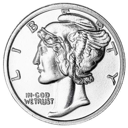 1\u0020oz\u0020Mercury\u0020Dime\u0020Silver\u0020Round