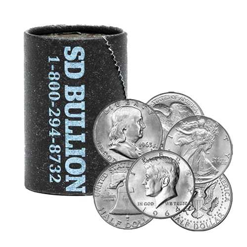 \u002410\u0020Face\u0020\u002D\u002090\u0025\u0020US\u0020Silver\u0020Half\u0020Dollars
