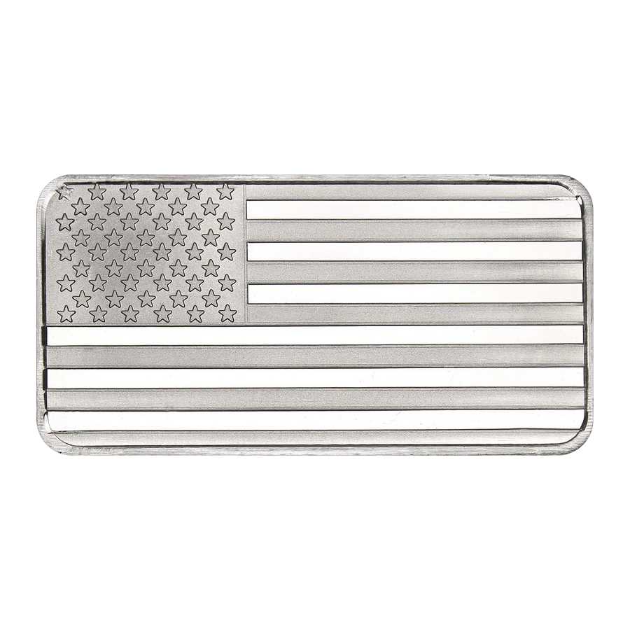 10\u0020oz\u0020SilverTowne\u0020United\u0020States\u0020Flag\u0020Silver\u0020Bar