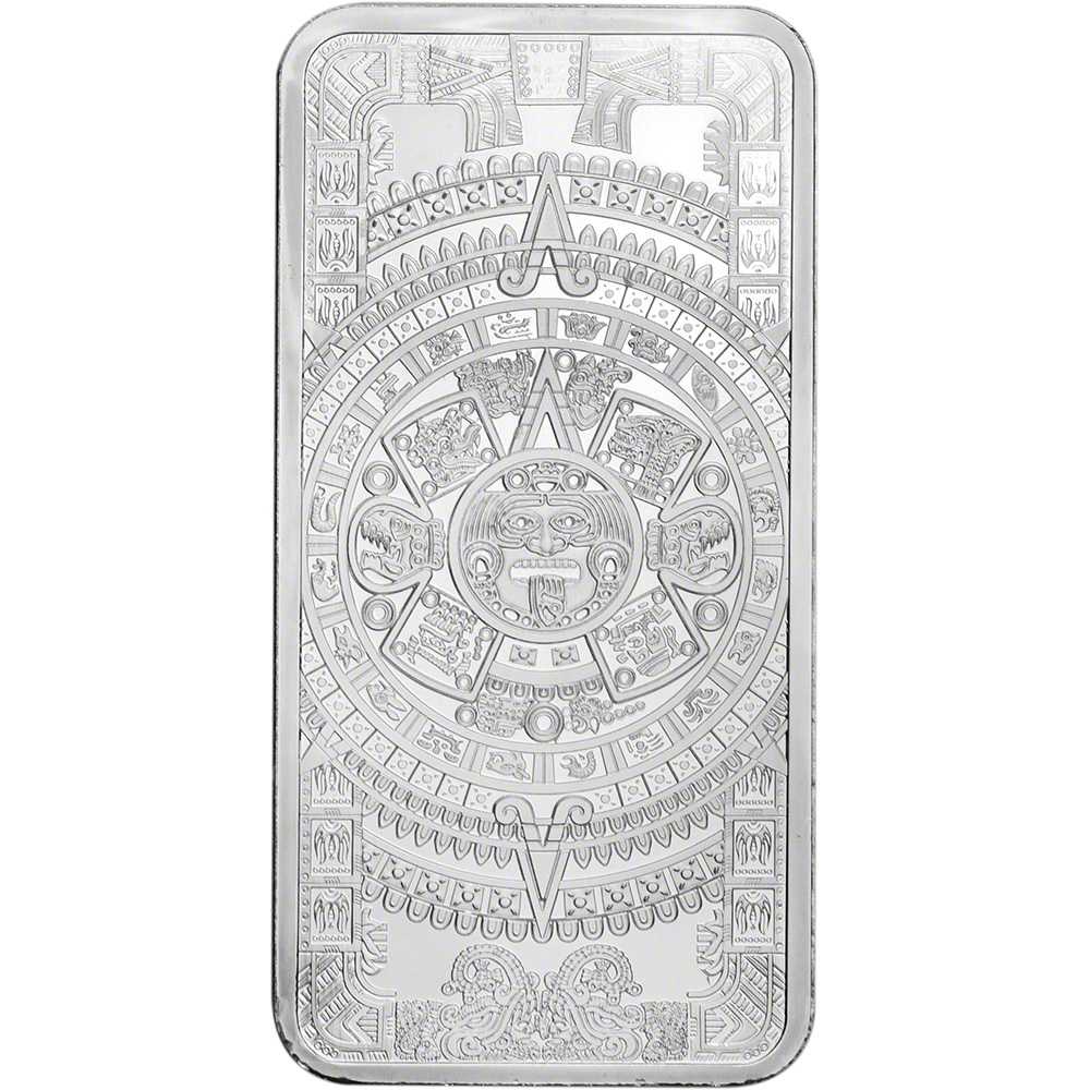10\u0020oz\u0020Aztec\u0020Calendar\u0020Silver\u0020Bar