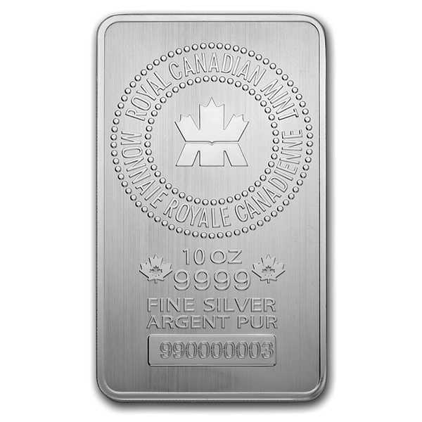 10\u0020oz\u0020Royal\u0020Canadian\u0020Mint\u0020\u0028RCM\u0029\u0020Silver\u0020Bar