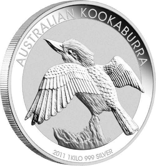 2011\u00201\u0020Kilo\u0020Australian\u0020Kookaburra\u0020Silver\u0020Coin