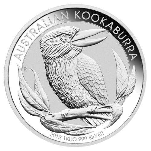 2012\u00201\u0020Kilo\u0020Australian\u0020Kookaburra\u0020Silver\u0020Coin