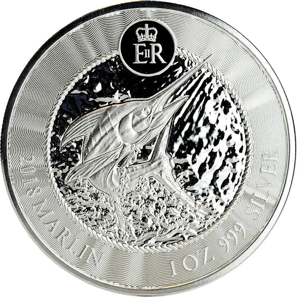 2018\u0020Cayman\u0020Islands\u0020Marlin\u0020Silver\u0020Coin\u00201\u0020oz