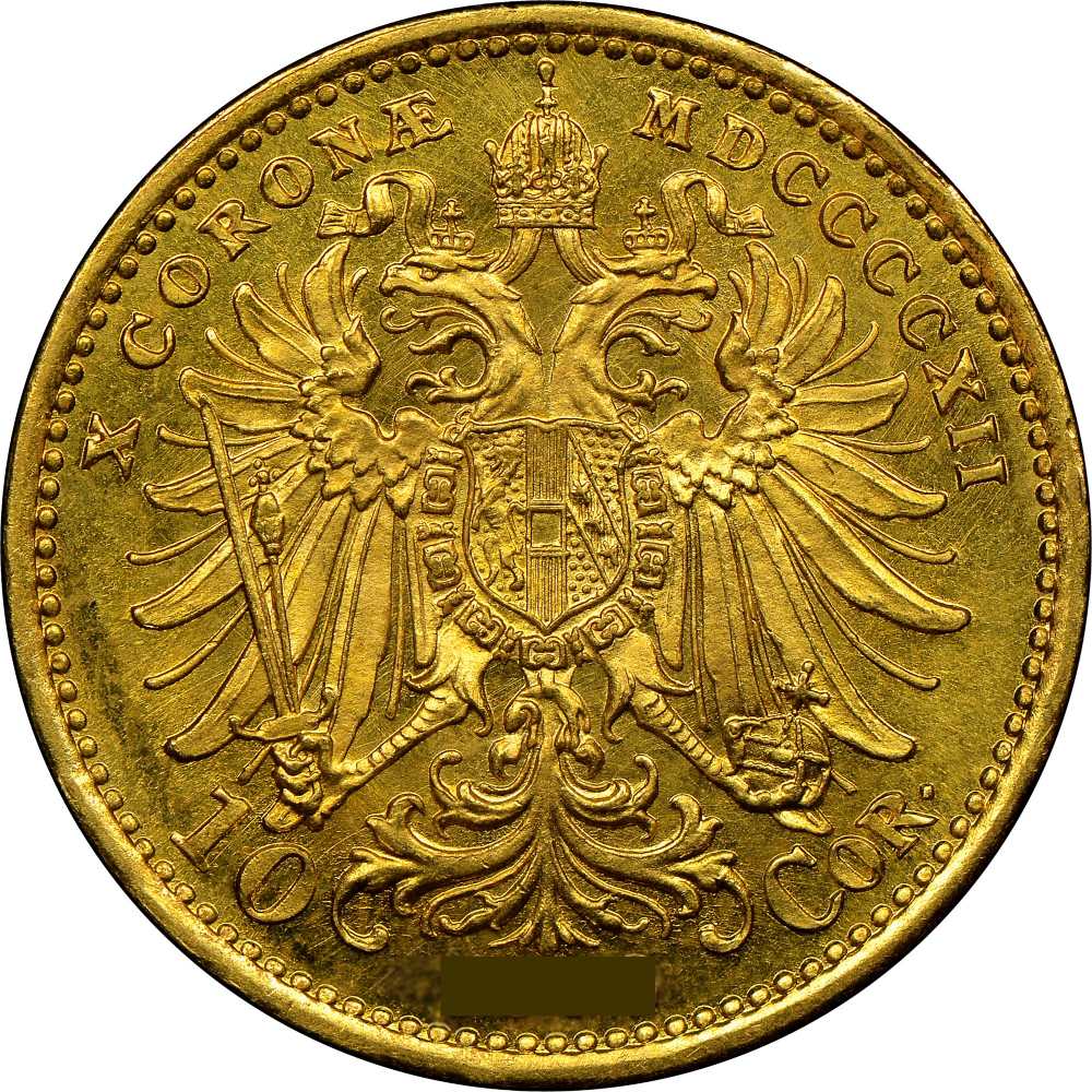 1915\u0020Austrian\u0020Gold\u002010\u0020Corona\u0020BU\u0020\u0028Restrike\u0029