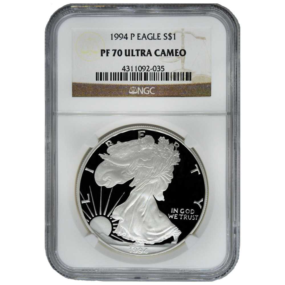 1994\u002DP\u0020NGC\u0020PF\u002D70\u0020Proof\u0020American\u0020Silver\u0020Eagle\u0020Coin