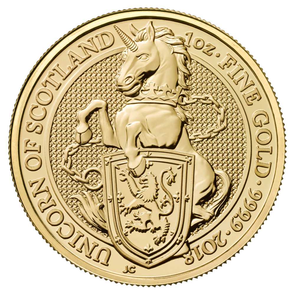 2018\u00201\u0020oz\u0020Gold\u0020Queen\u0027s\u0020Beasts\u0020Unicorn\u0020of\u0020Scotland