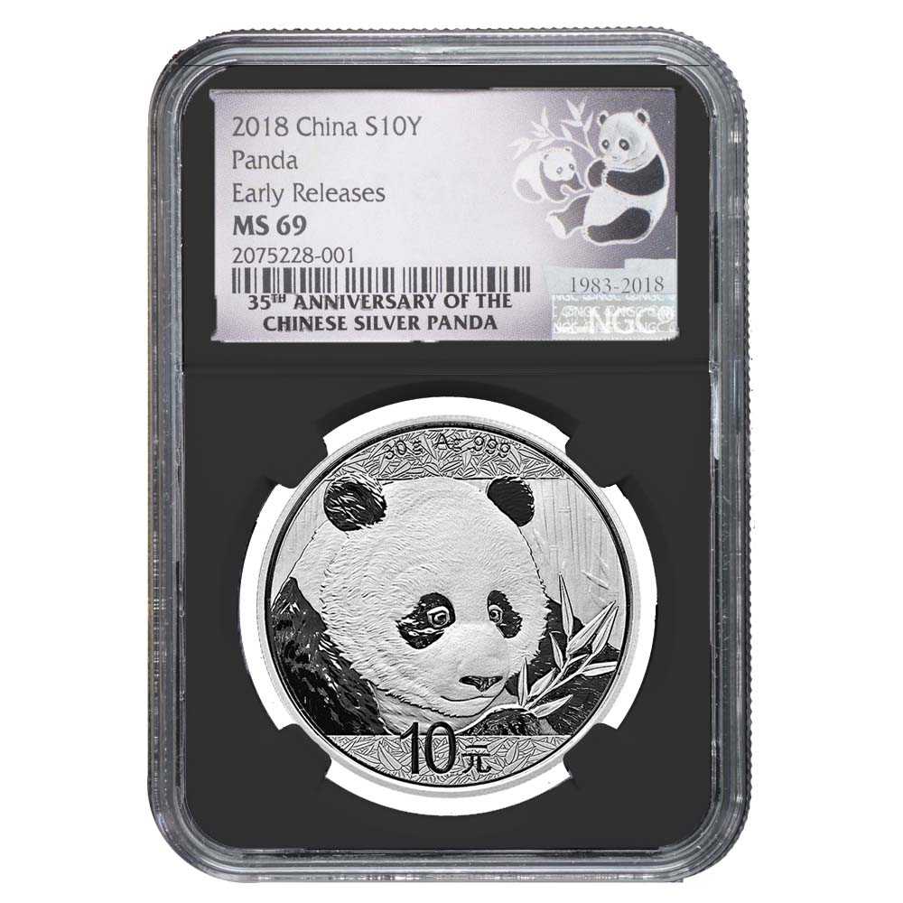 2018\u002030\u0020Gram\u0020Chinese\u0020Silver\u0020Panda\u0020NGC\u0020MS\u002D69\u0020Early\u0020Releases\u0020Black\u0020Core