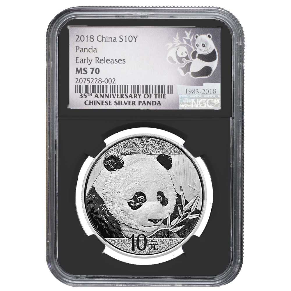 2018\u002030\u0020Gram\u0020Chinese\u0020Silver\u0020Panda\u0020NGC\u0020MS\u002D70\u0020Early\u0020Releases\u0020Black\u0020Core