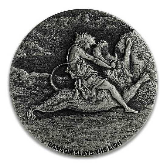 2019\u00202\u0020oz\u0020Samson\u0020Slays\u0020The\u0020Lion\u0020Silver\u0020Coin\u0020\u002D\u0020Biblical\u0020Series