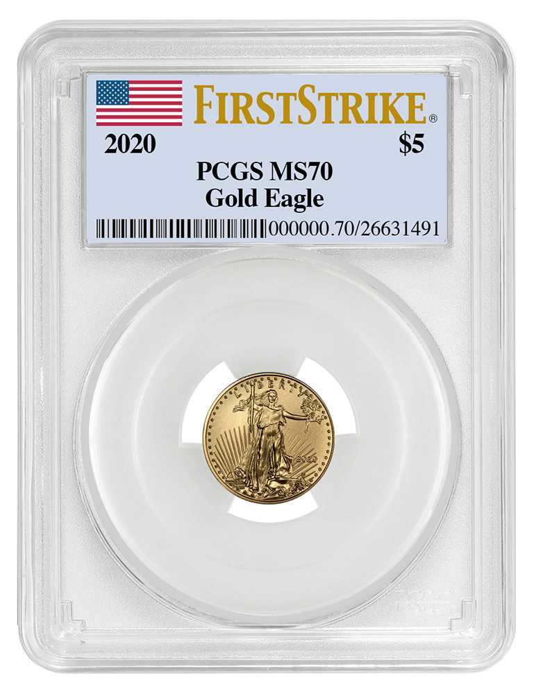 2020\u00201\u002F10\u0020oz\u0020PCGS\u0020MS\u002D70\u0020FS\u0020American\u0020Gold\u0020Eagle\u0020Coin