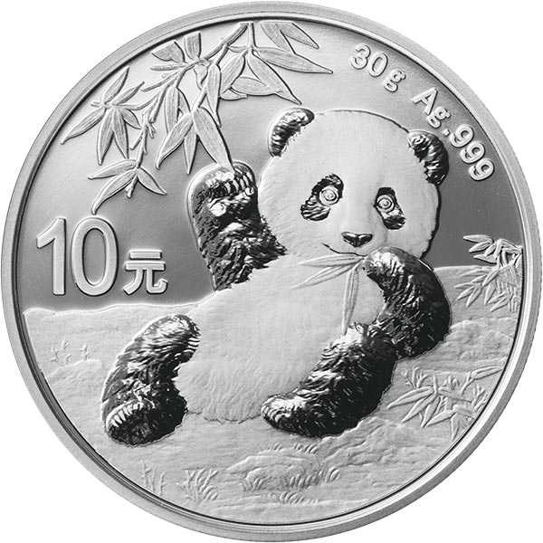 2020\u002030\u0020Gram\u0020Chinese\u0020Silver\u0020Panda\u0020Coin\u0020BU