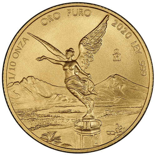 2020\u00201\u002F10\u0020oz\u0020Mexican\u0020Gold\u0020Libertad\u0020Coin\u0020\u0028BU\u0029