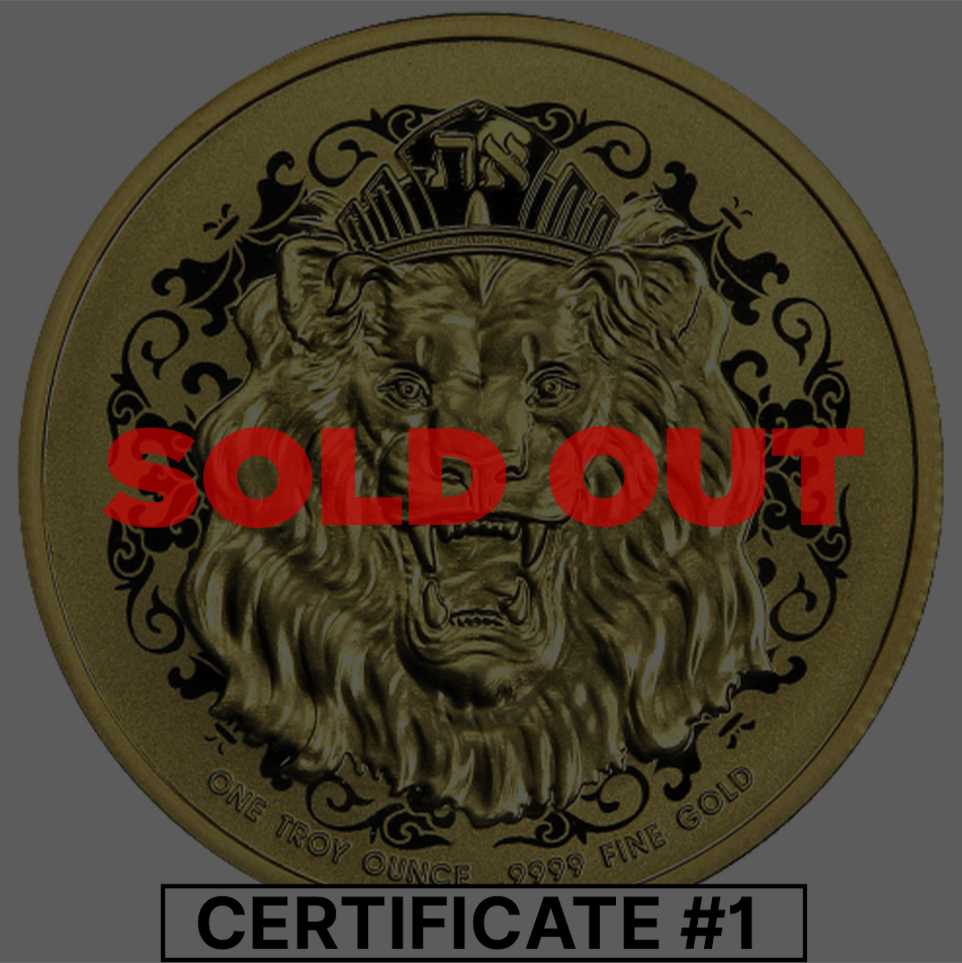 2021\u00201\u0020oz\u0020Roaring\u0020Lion\u0020Proof\u0020Gold\u0020Coin\u0020\u002D\u0020COA\u0020\u00231