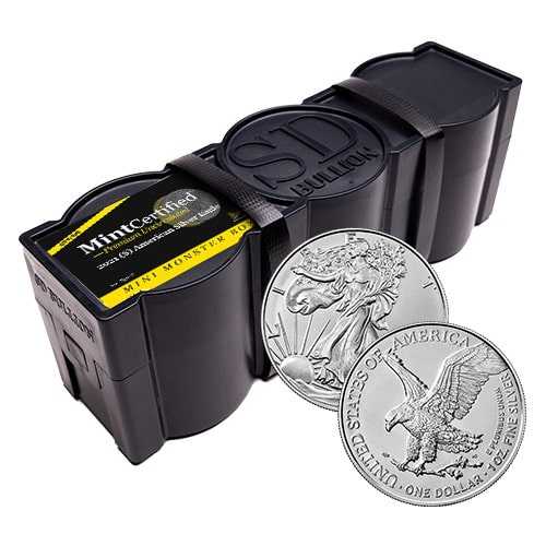 2021\u0020\u0028S\u0029\u0020American\u0020Silver\u0020Eagle\u0020Mini\u0020Monster\u0020Box\u0020\u002D\u0020MintCertified\u2122\u0020Bridge\u0020Label\u0020\u0028100\u0020Count,\u0020Type\u00202\u0029