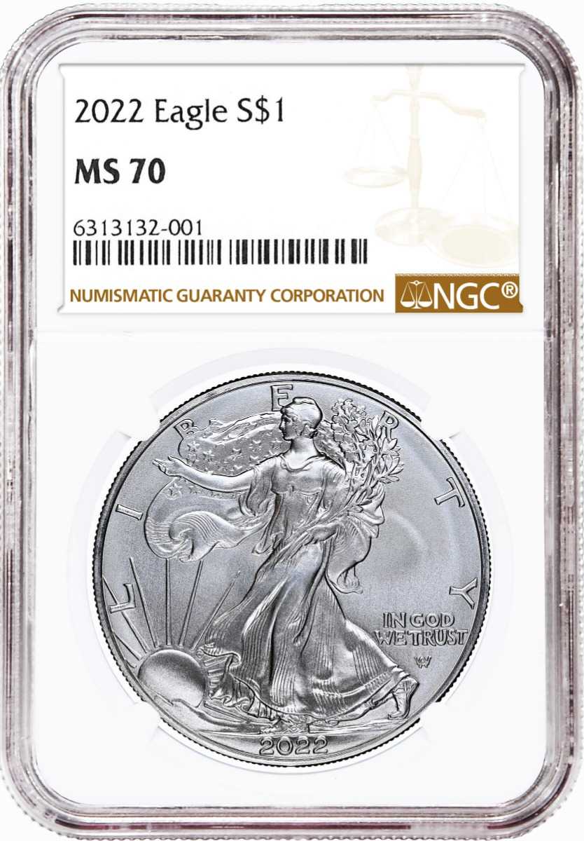 2022\u0020NGC\u0020MS\u002D70\u0020American\u0020Silver\u0020Eagle\u0020Coin