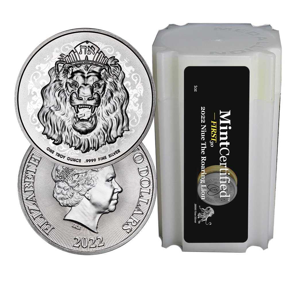 2022\u0020Roaring\u0020Lion\u0020Silver\u0020Coin\u0020Roll\u0020\u002D\u0020MintCertified\u2122\u0020FIRST30