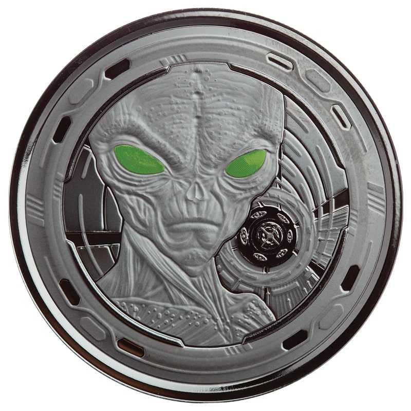 2022\u00201\u0020oz\u0020Ghana\u0020Alien\u0020Rhodium\u0020Plated\u0020Silver\u0020Coin