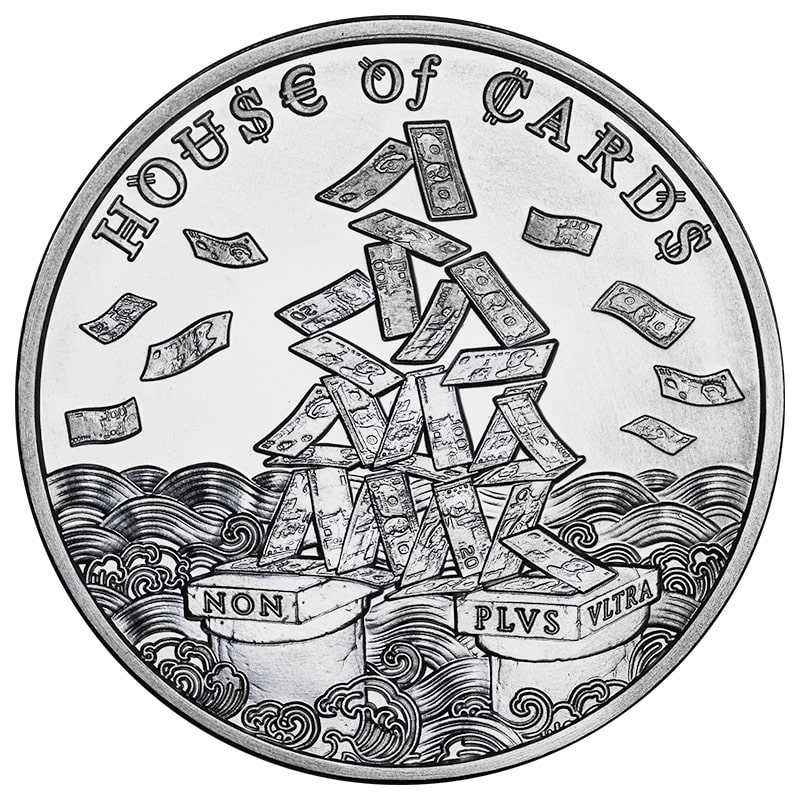 2022\u00202\u0020oz\u0020House\u0020of\u0020Cards\u0020High\u0020Relief\u0020Silver\u0020Round