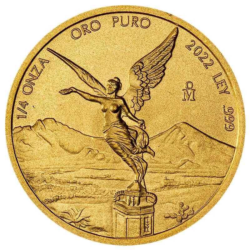 2022\u00201\u002F4\u0020oz\u0020Mexican\u0020Gold\u0020Libertad\u0020Coin\u0020\u0028BU\u0029