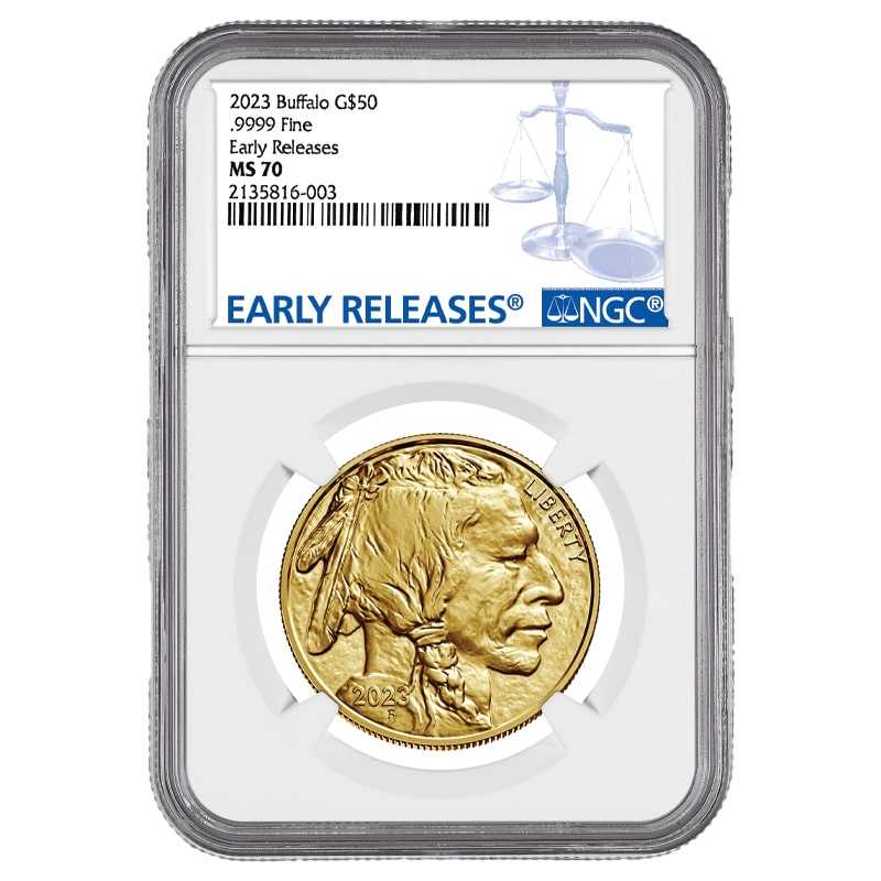 2023\u0020NGC\u0020MS\u002D70\u0020Early\u0020Release\u00201\u0020oz\u0020American\u0020Gold\u0020Buffalo\u0020Coin