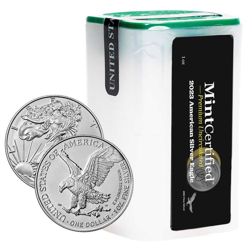 2023\u00201\u0020oz\u0020American\u0020Silver\u0020Eagle\u0020MintCertified\u2122\u0020Premium\u0020Uncirculated\u0020\u007C\u0020Sealed\u0020Tube