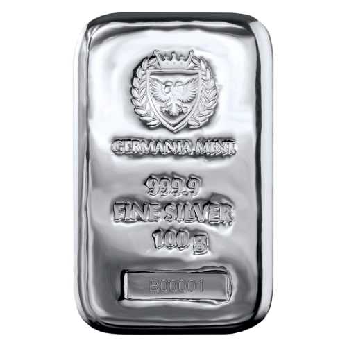 100\u0020Gram\u0020Germania\u0020Mint\u0020Silver\u0020Bar