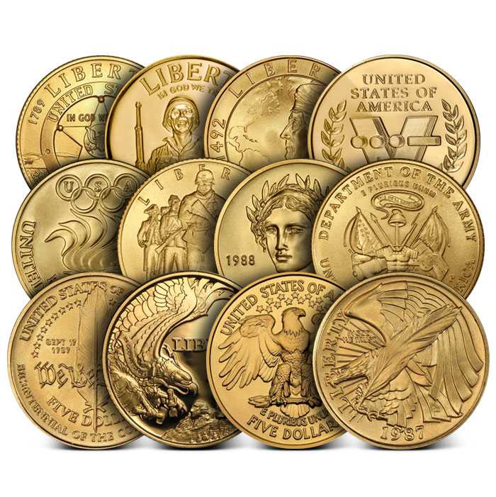 \u00245\u0020US\u0020Commemorative\u0020Gold\u0020Coins\u0020BU\u002FProof