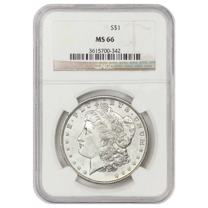 Pre\u002D1921\u0020NGC\u0020MS\u002D66\u0020Morgan\u0020Silver\u0020Dollar\u0020\u002D\u0020Random\u0020Year