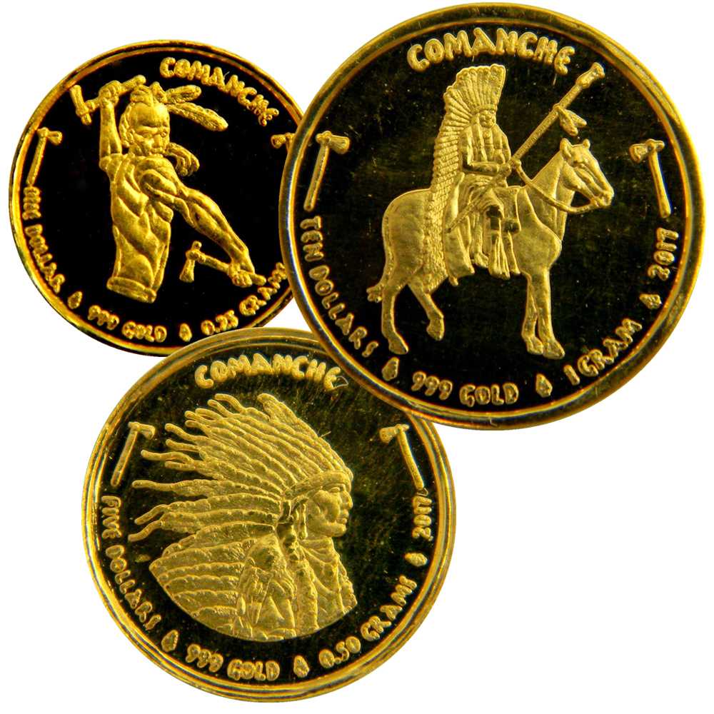 Native\u0020American\u0020Mint\u0020\u002D\u0020Gold\u0020Comanche\u0020Fractional\u0020Gram\u0020Set