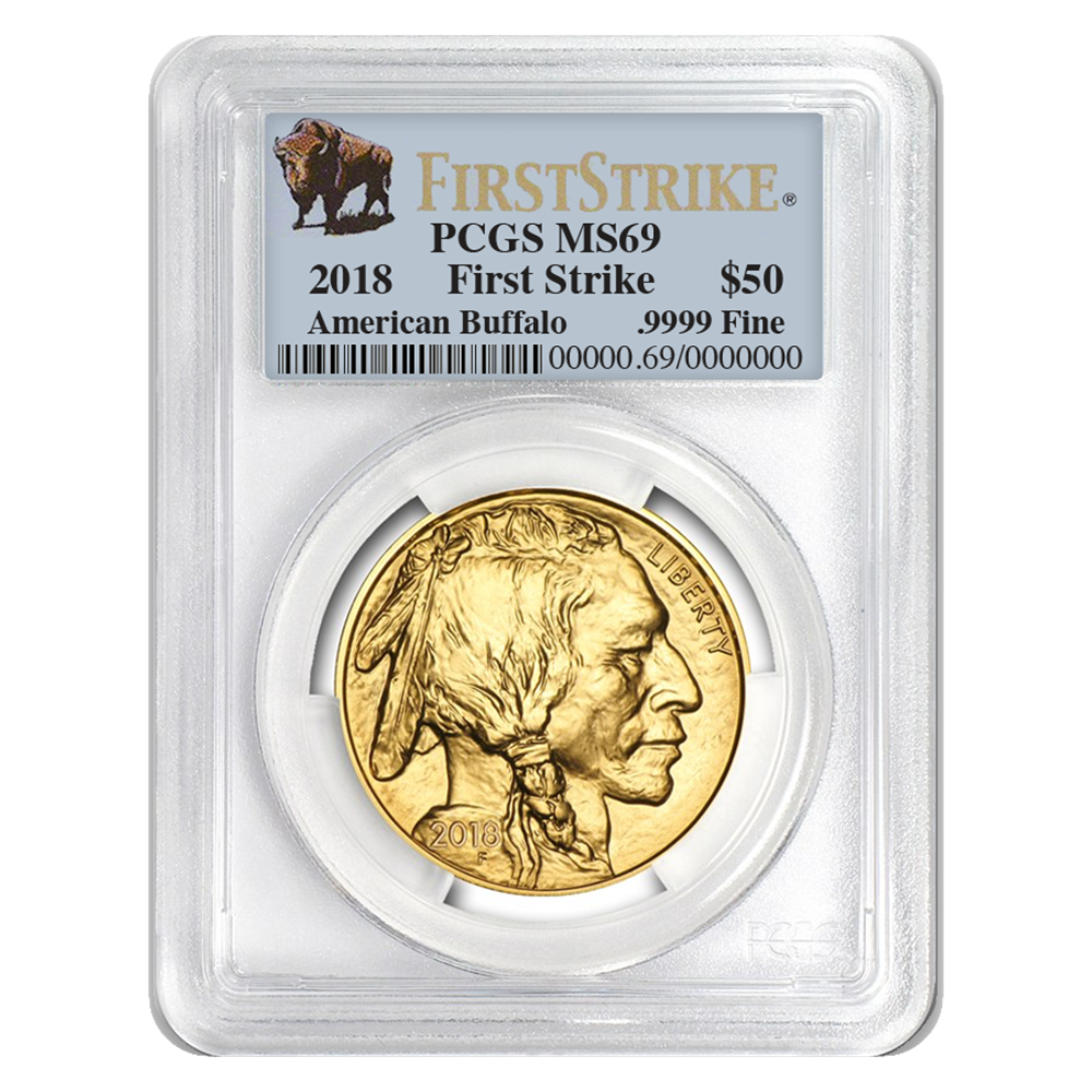 2018\u00201\u0020oz\u0020PCGS\u0020MS\u002D69\u0020First\u0020Strike\u0020Gold\u0020American\u0020Buffalo\u0020\u0028Buffalo\u0020Label\u0029