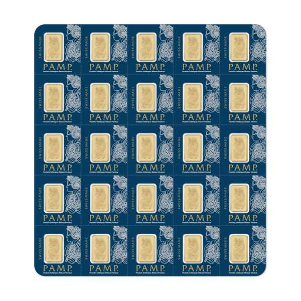 Pamp\u0020Suisse\u0020Sheet\u0020of\u002025\u00201\u0020gram\u0020Gold\u0020Multigram\u0020Set