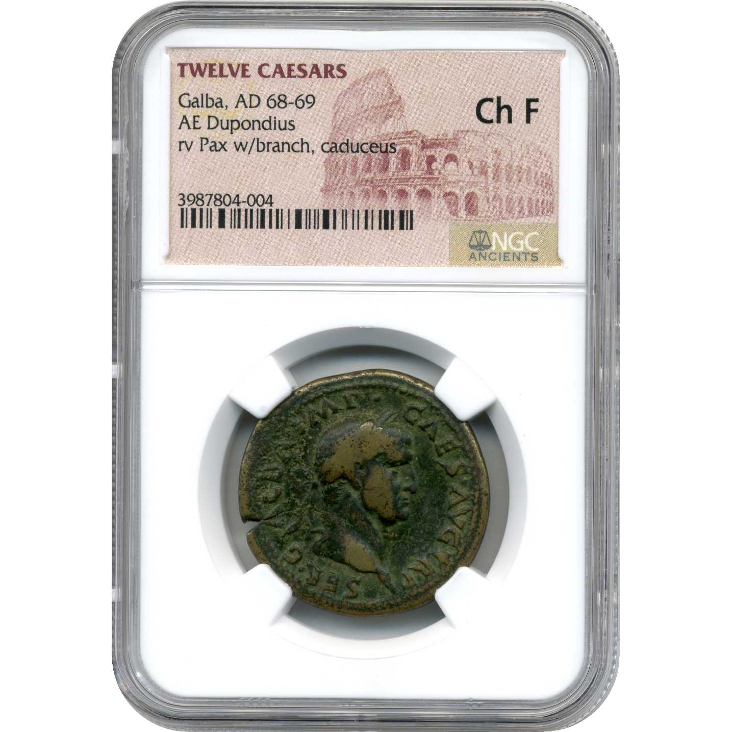 Twelve\u0020Caesars\u0020Galba\u0020AE\u0020Dupondius\u0020AD\u002068\u002D69\u0020\u002D\u0020NGC\u0020Ch\u0020F