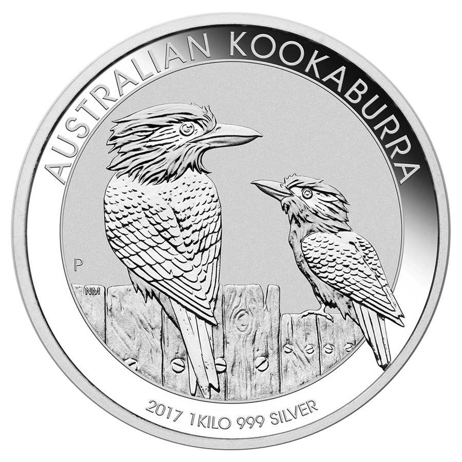 2017\u00201\u0020Kilo\u0020Australian\u0020Kookaburra\u0020Silver\u0020Coin