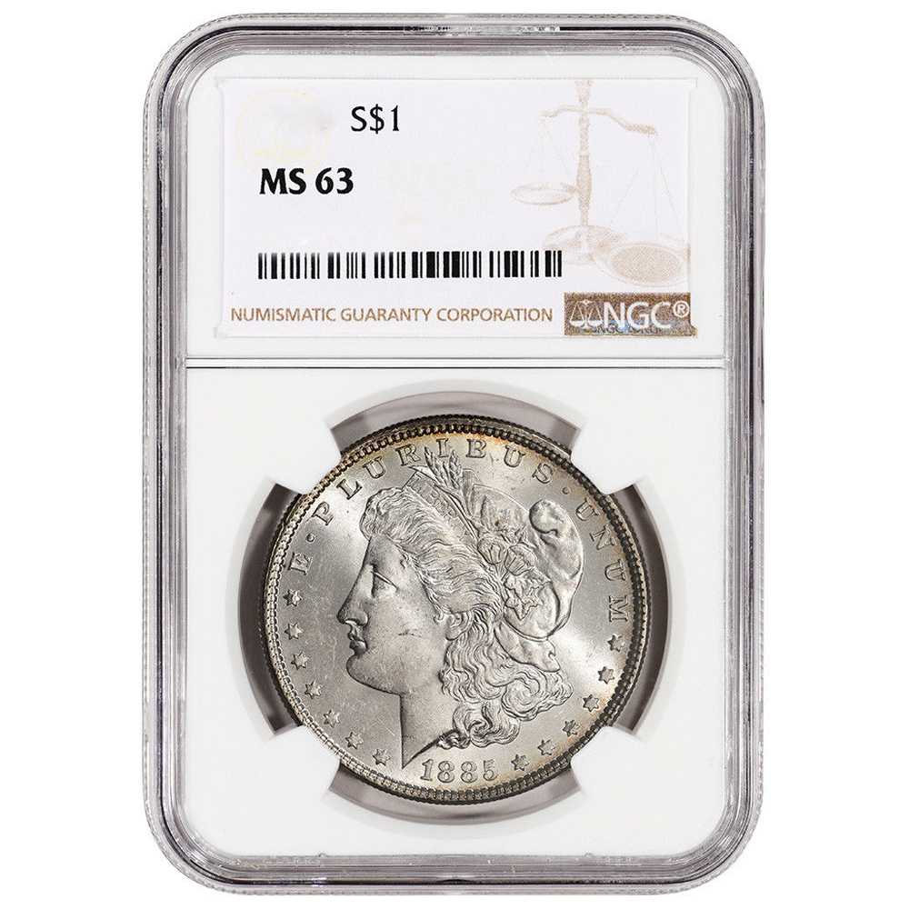 Pre\u002D1921\u0020NGC\u0020MS\u002D63\u0020Morgan\u0020Silver\u0020Dollar\u0020\u002D\u0020Random\u0020Year