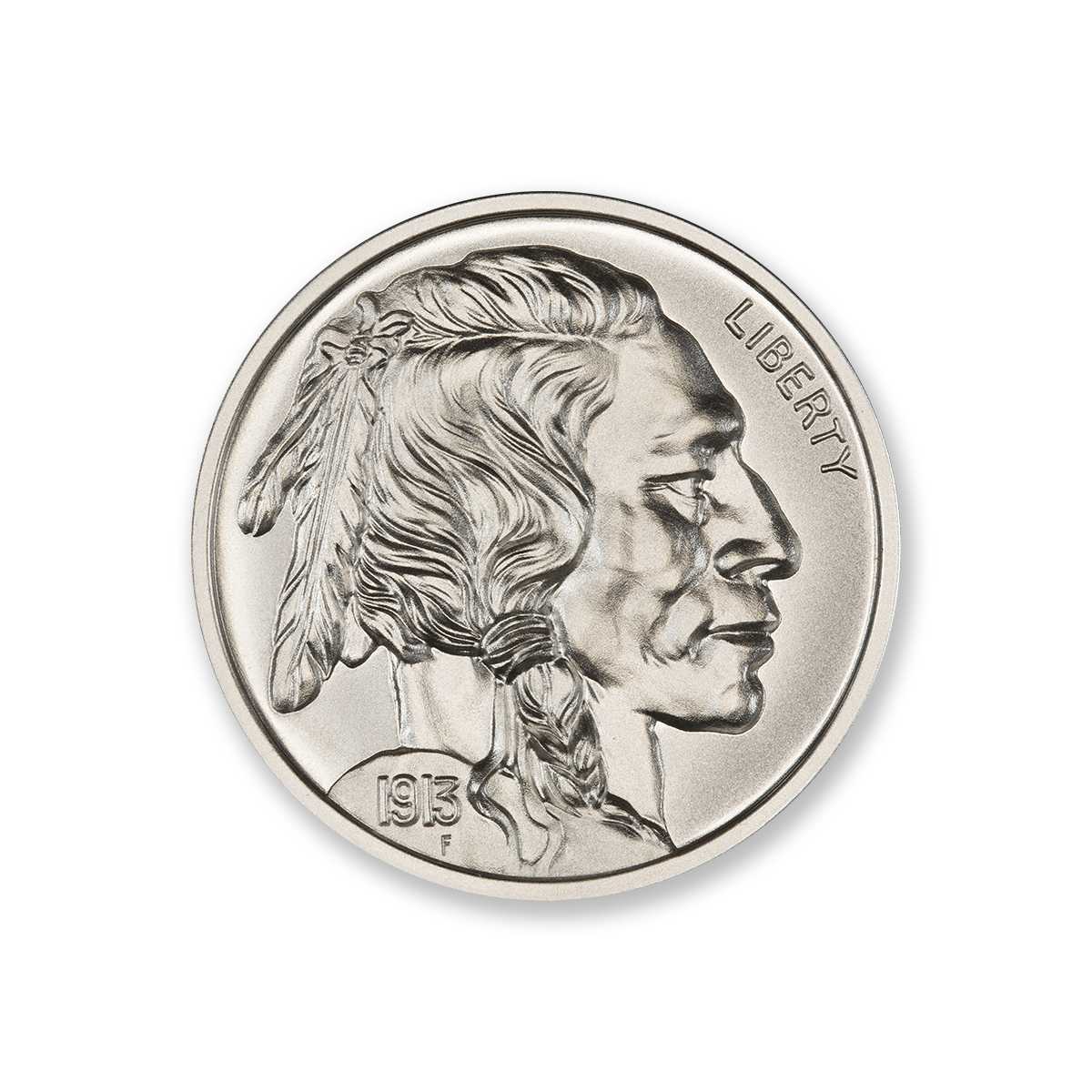 2\u0020oz\u0020Buffalo\u0020Nickel\u0020Tribute\u0020Silver\u0020Round
