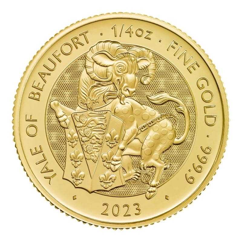 2023\u0020\u00201\u002F4\u0020oz\u0020Tudor\u0020Beast\u0020Yale\u0020of\u0020Beaufort\u0020Gold\u0020Coin