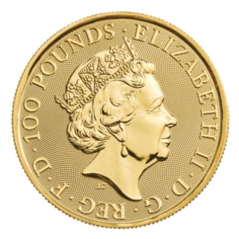 2023\u00201\u0020oz\u0020Tudor\u0020Beast\u0020Yale\u0020of\u0020Beaufort\u0020Gold\u0020Coin