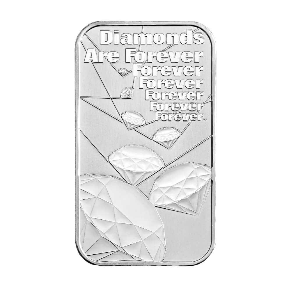 \u00201\u0020oz\u0020James\u0020Bond\u0020Diamonds\u0020Are\u0020Forever\u0020Silver\u0020Bar