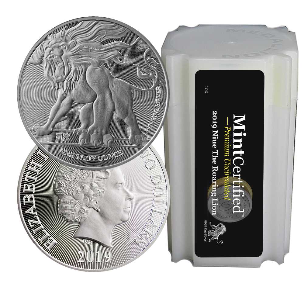 2019\u0020Roaring\u0020Lion\u0020Silver\u0020Coin\u0020Roll\u0020\u002D\u0020MintCertified\u2122\u0020PU