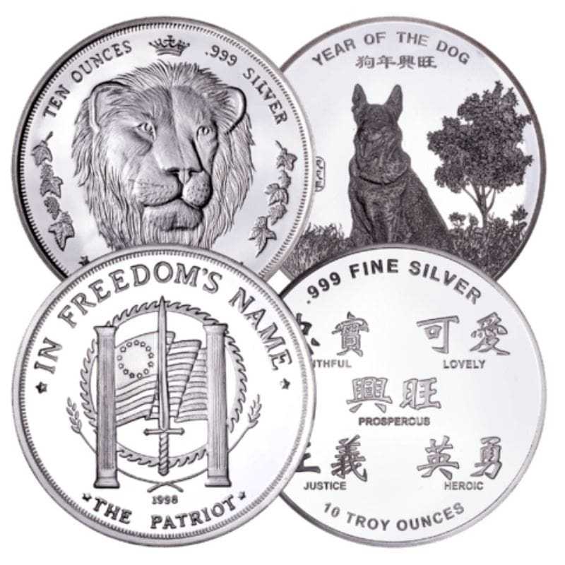 10\u0020oz\u0020Silver\u0020Rounds\u00200.999\u0020Fine\u0020\u002D\u0020Design\u0020Our\u0020Choice