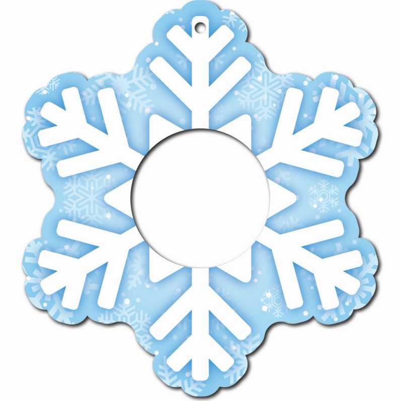 Snowflake\u0020Christmas\u0020Ornament\u0020\u002D\u002039\u0020mm\u0020Round\u0020or\u0020Coin