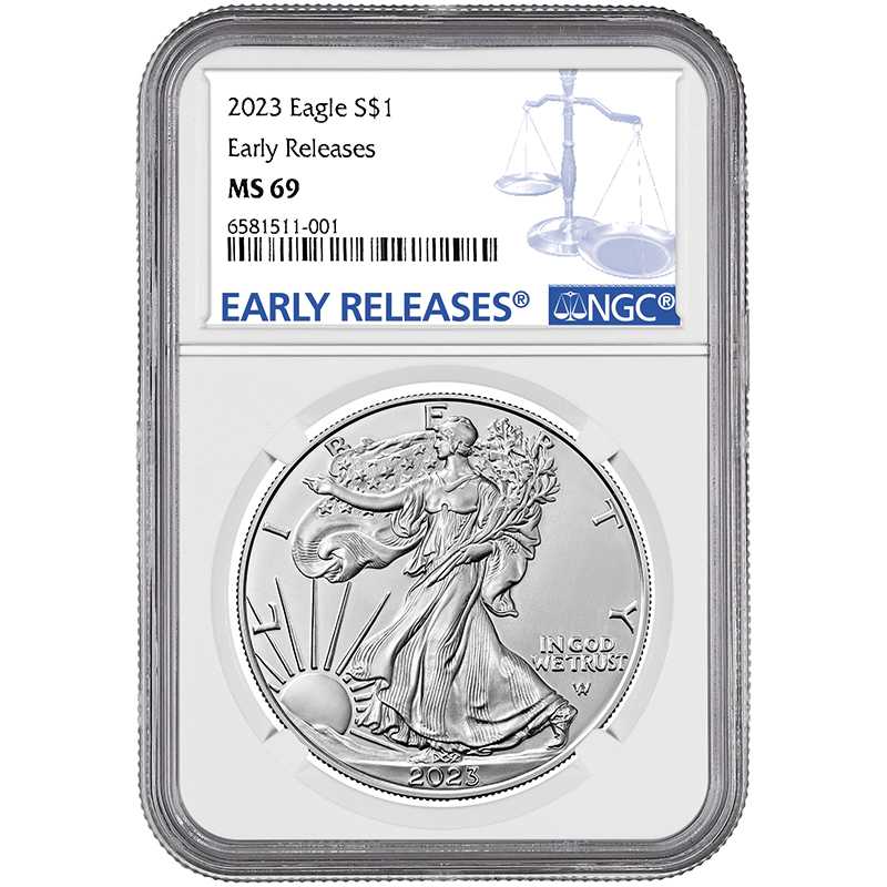 2023\u0020NGC\u0020MS\u002D69\u0020Early\u0020Release\u00201\u0020oz\u0020American\u0020Silver\u0020Eagle\u0020Coin