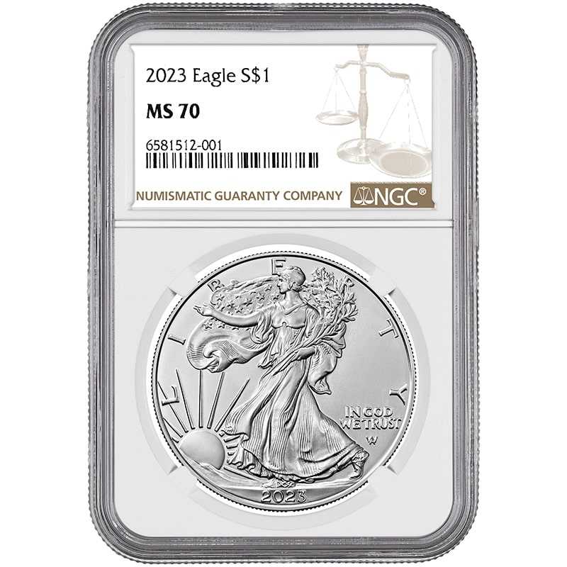 2023\u0020NGC\u0020MS\u002D70\u00201\u0020oz\u0020American\u0020Silver\u0020Eagle\u0020Coin